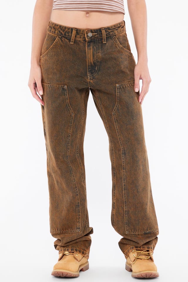 Jeans modello carpenter con zip