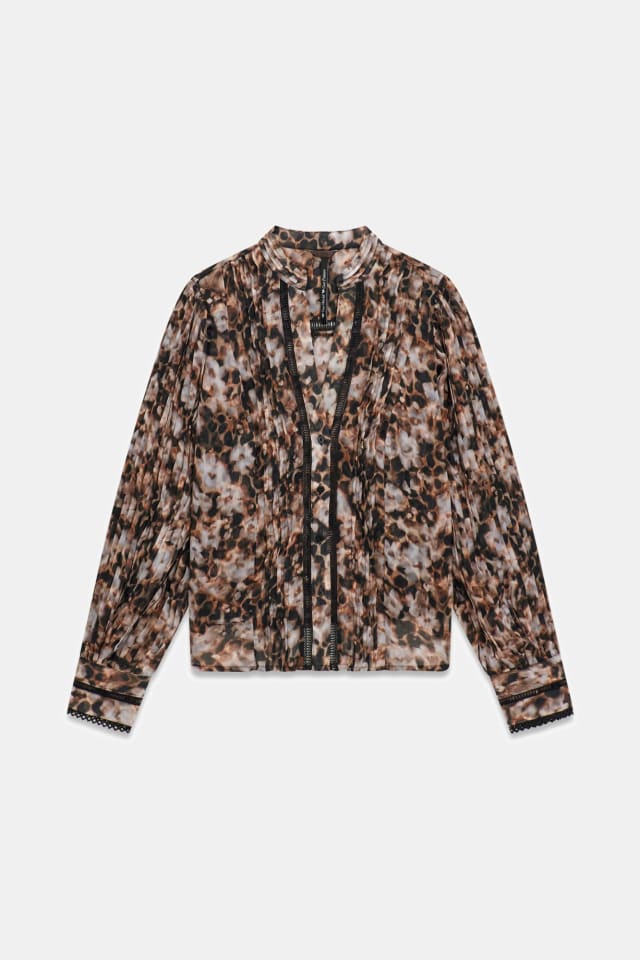 Blusa de chiffon