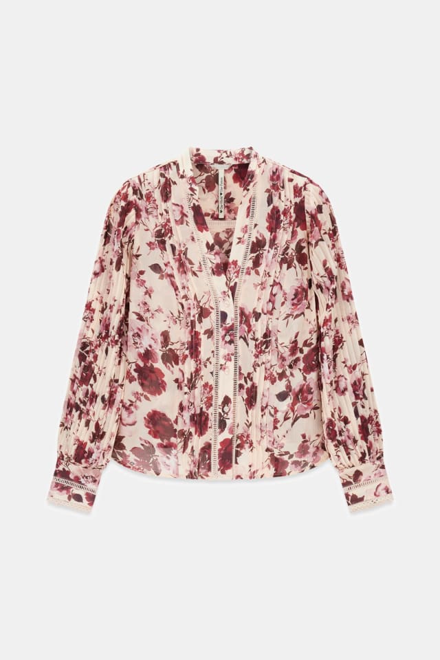 Blusa de chiffon