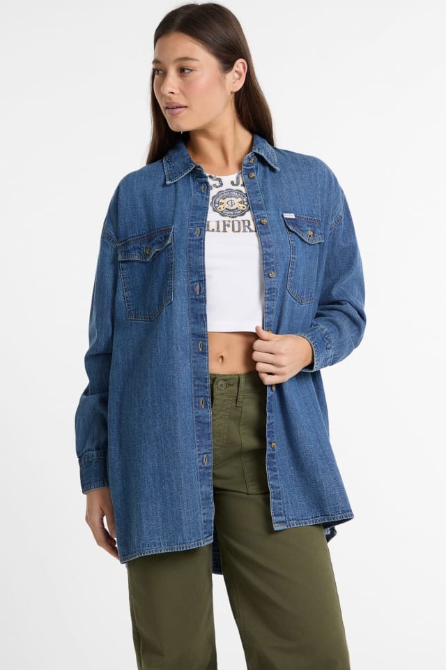 Camicia jeans oversize