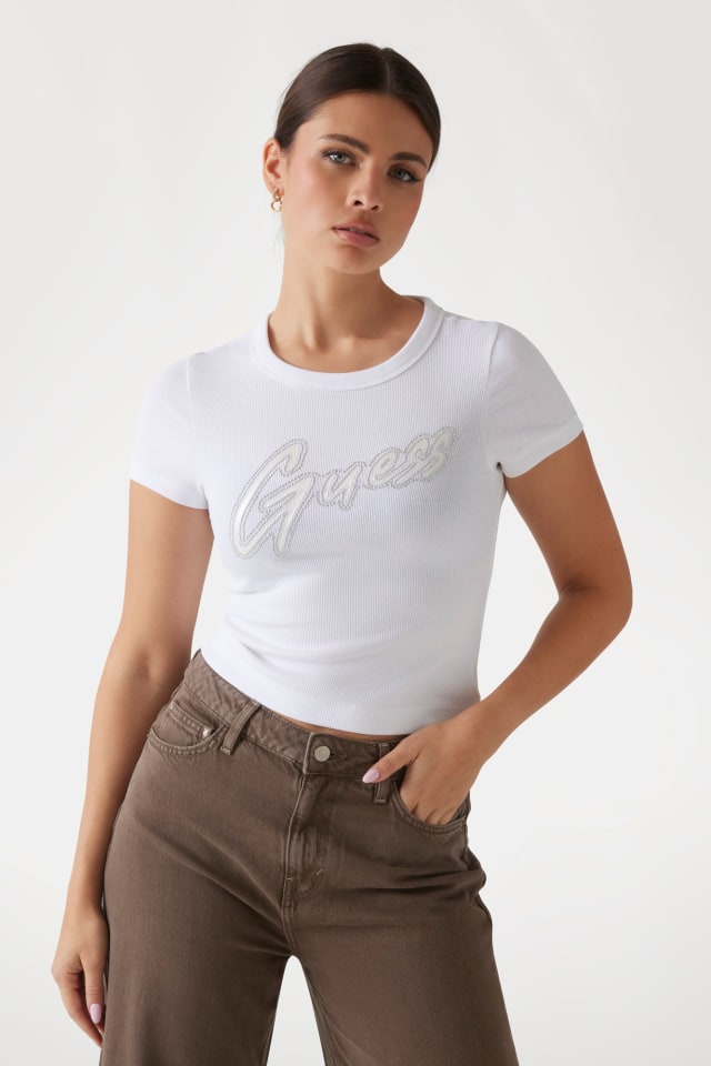 T-shirt logo studs