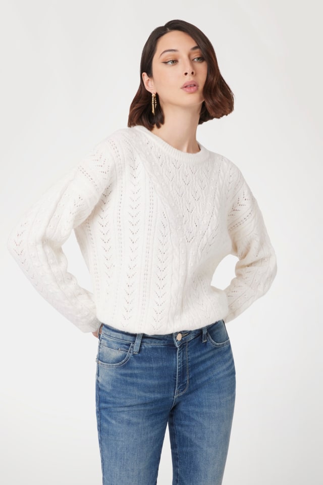 Alpaca wool-blend sweater
