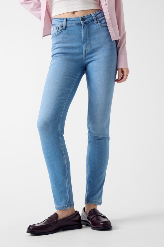 Jeans skinny cintura alta G05