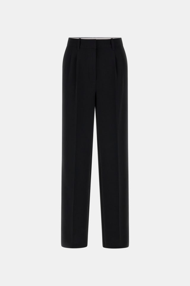 Calças de crepe tailored