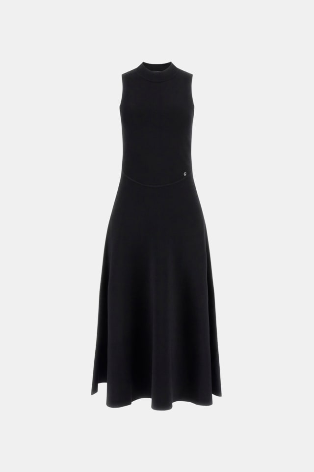 Vestido midi de malha