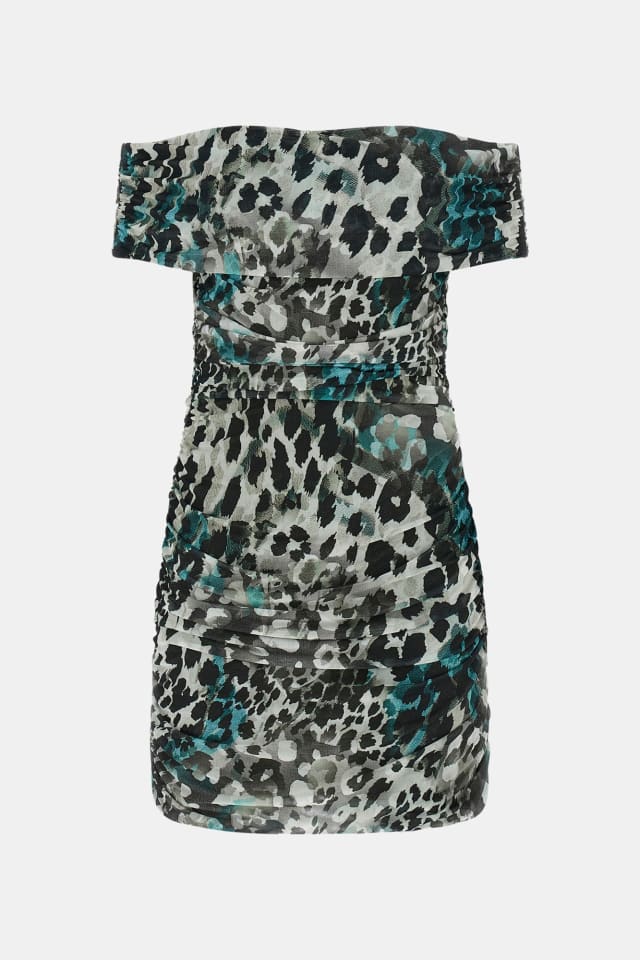 Vestido mini de mesh