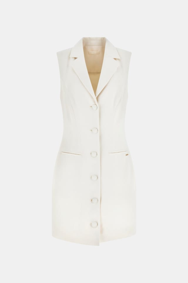 Mini vestido bodycon de creponado