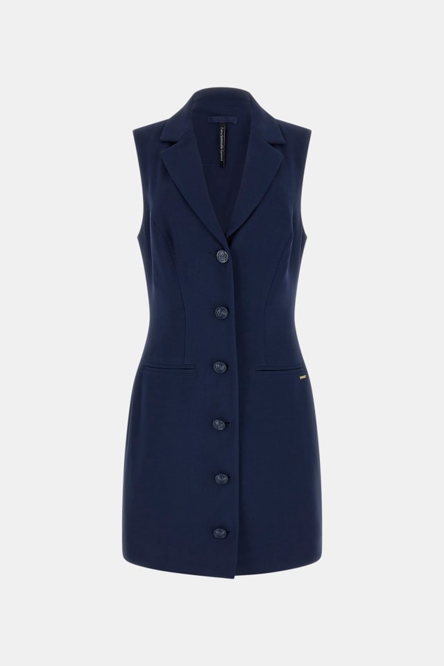 Mini vestido bodycon de creponado