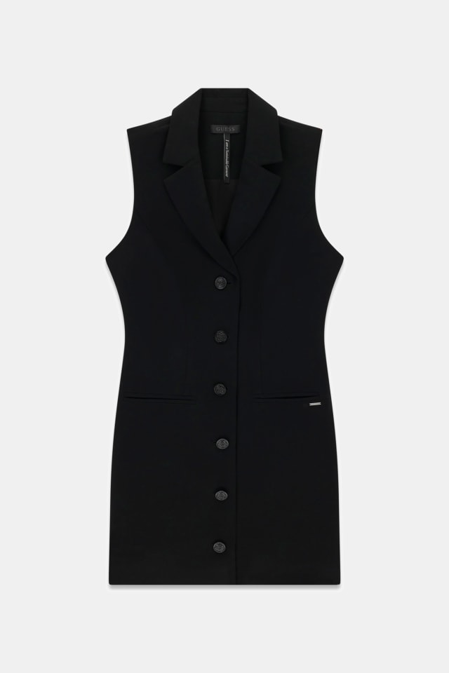 Mini vestido bodycon de creponado