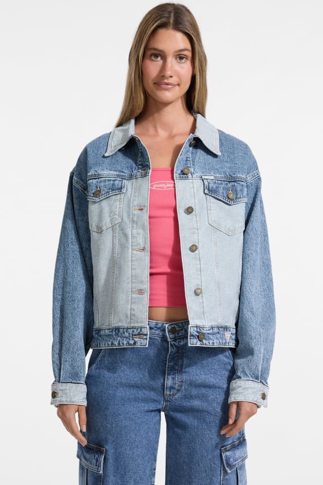 Giacca trucker jeans oversize