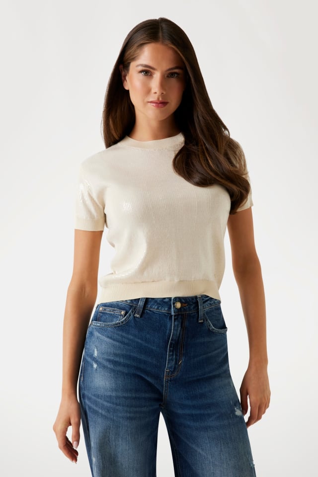Pull crop sequins