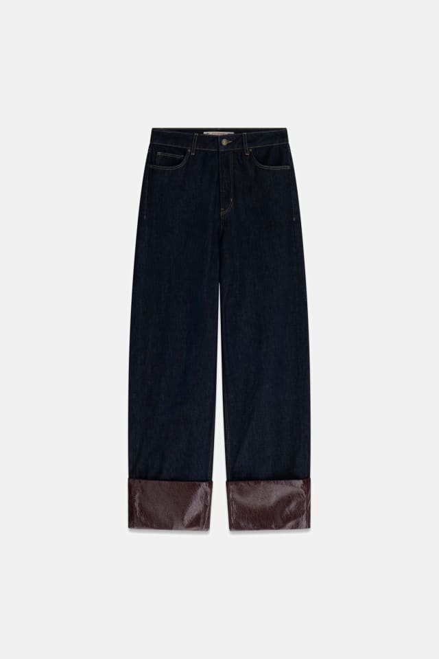 Jeans a gamba larga