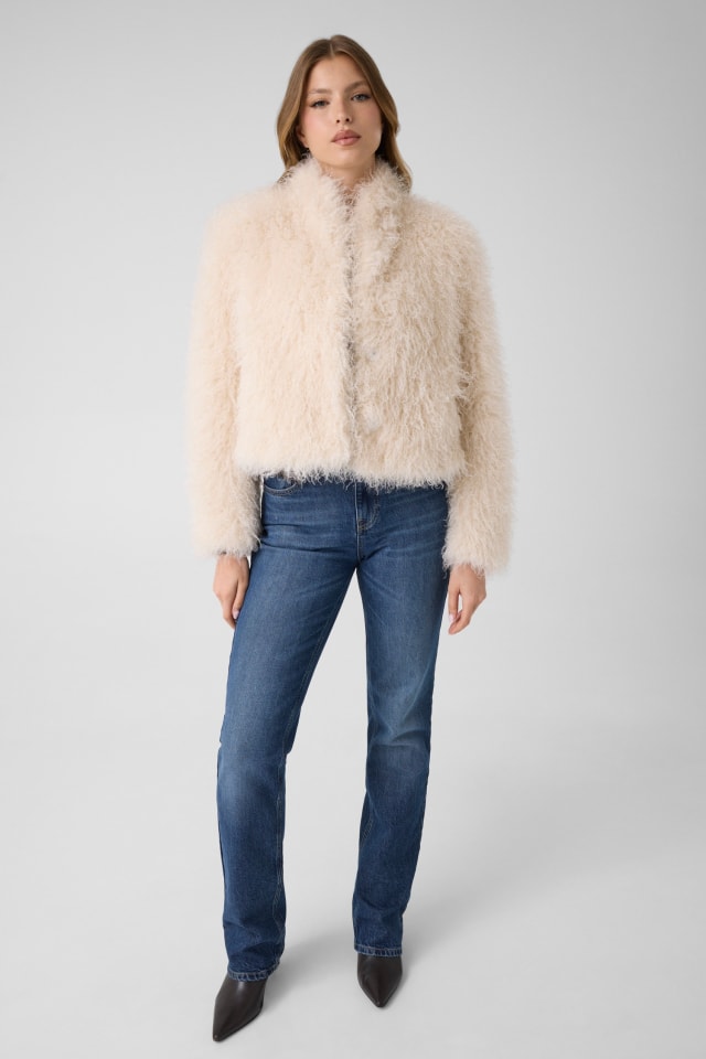 Calça jeans reta