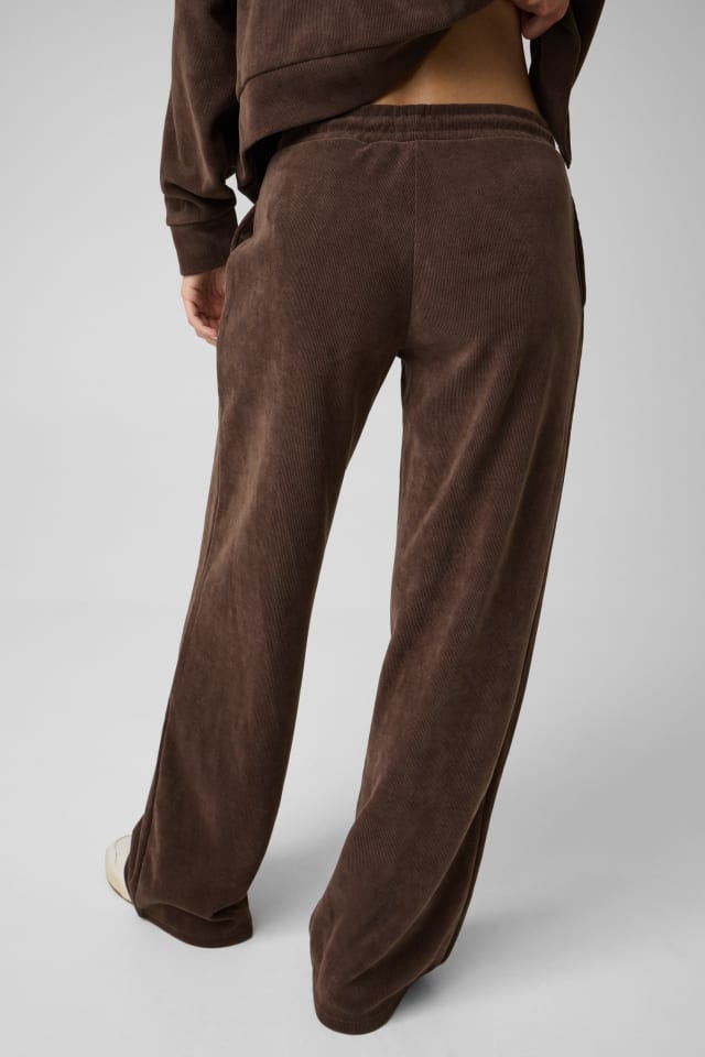 Rib track pants