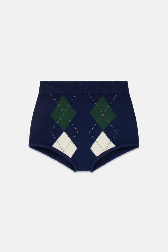 Suéter xadrez shorts