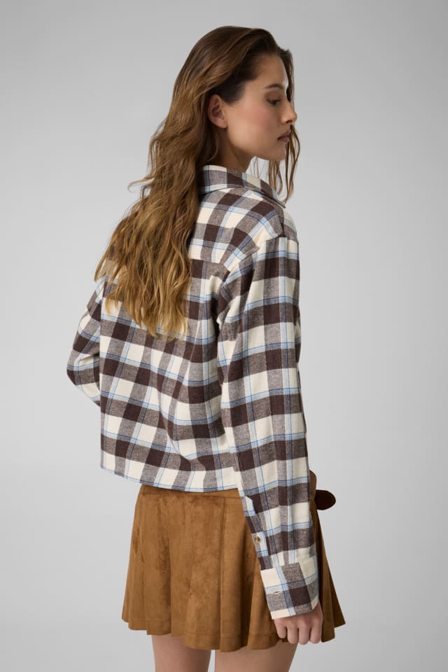 Flanell-Crop-Shirt