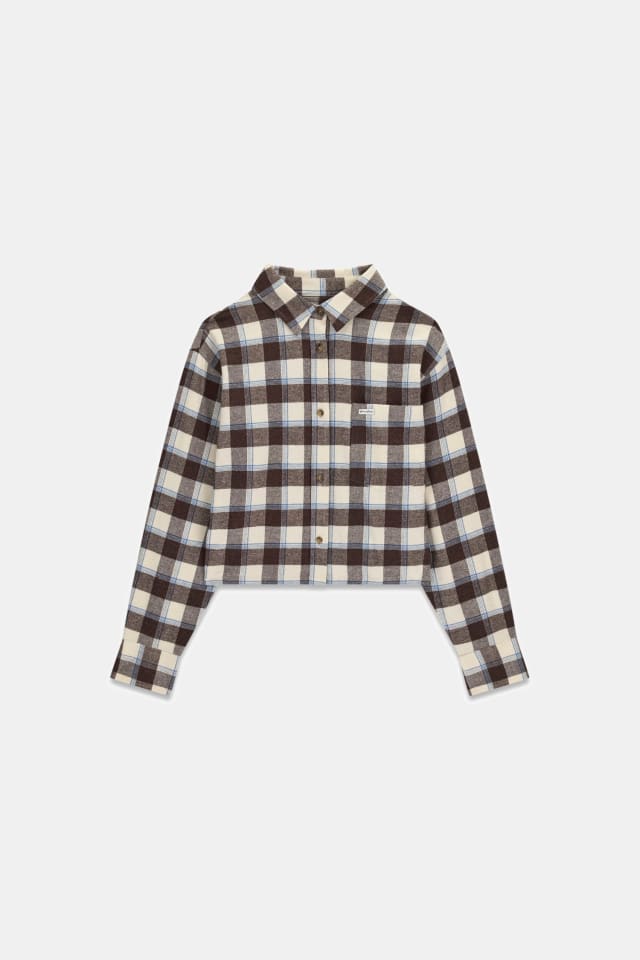 Camisa corta de franela