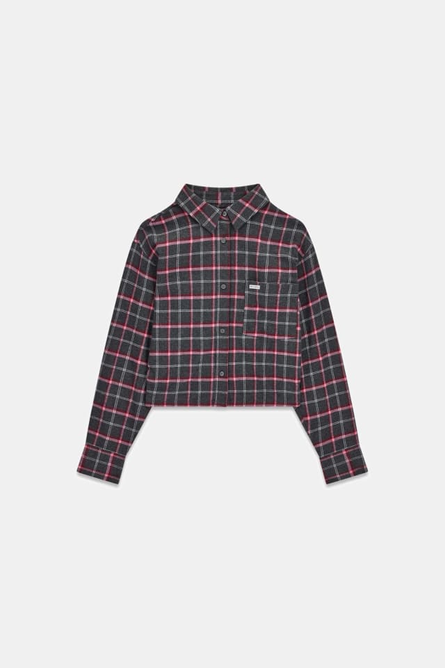 Camisa corta de franela