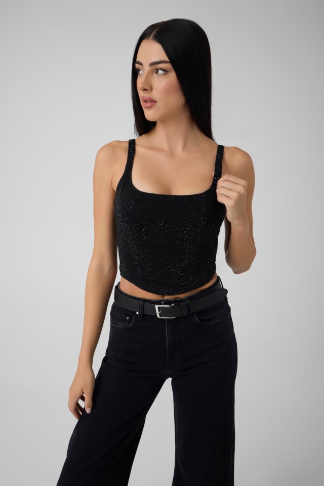 bustiê jeans