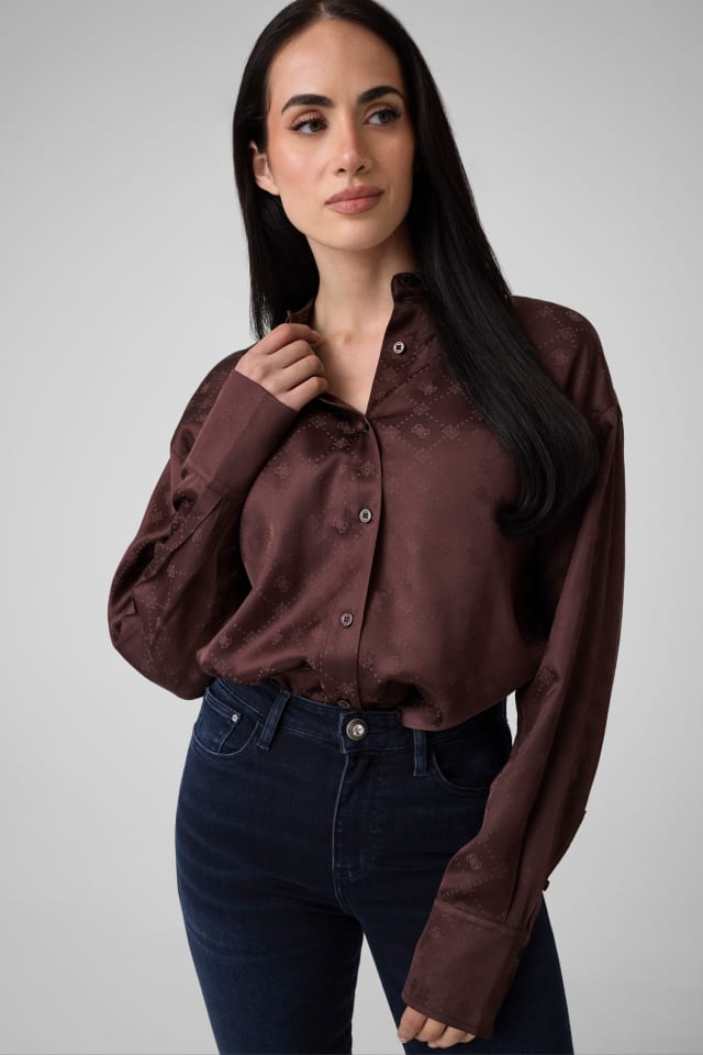 Camisa con logo de viscosa
