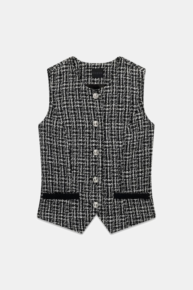 Tweed vest
