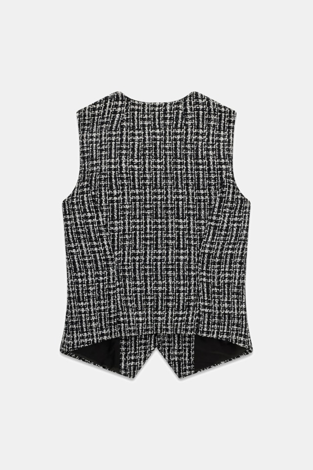 Tweed vest