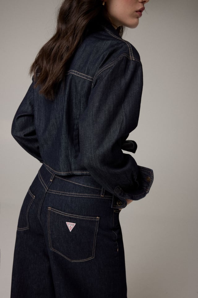 Denim knot shirt
