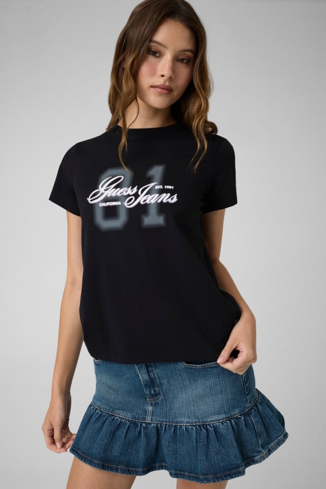 Camiseta regular de mezcla de algodón