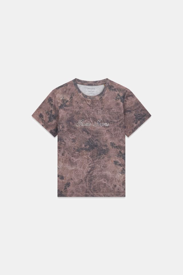 Camiseta con pedrería