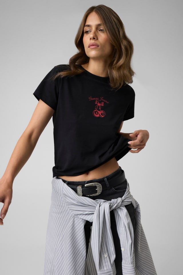 Camiseta regular de cerezas