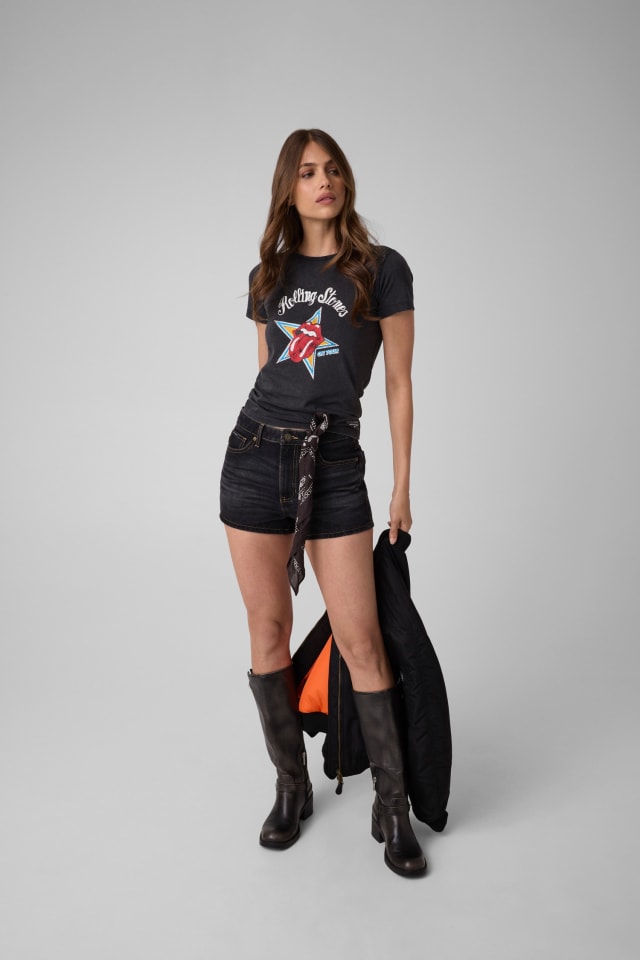 Strass-T-Shirt GJ x Rolling Stones