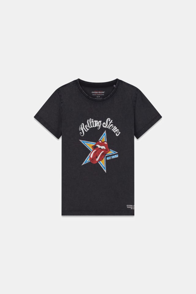 Camiseta con pedrería GJ x Rolling Stones
