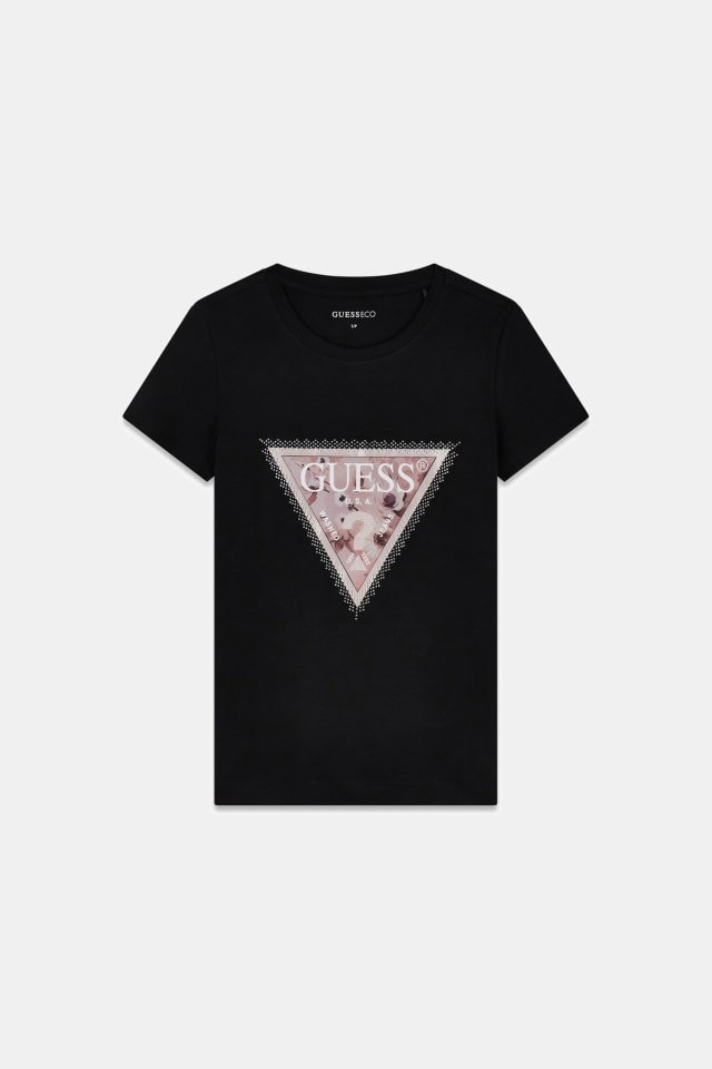 Camiseta con logo de triángulo