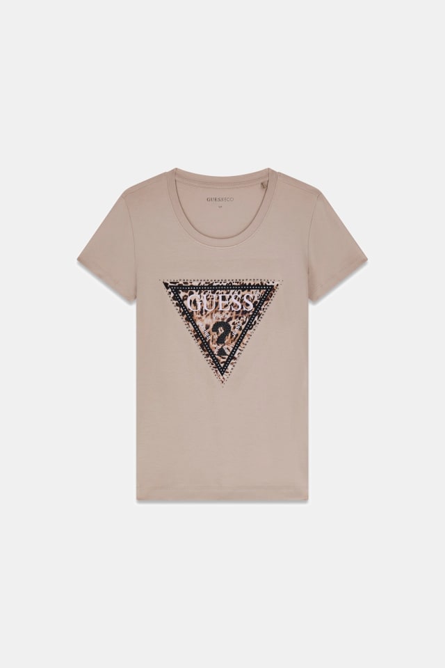 Camiseta con logo de triángulo