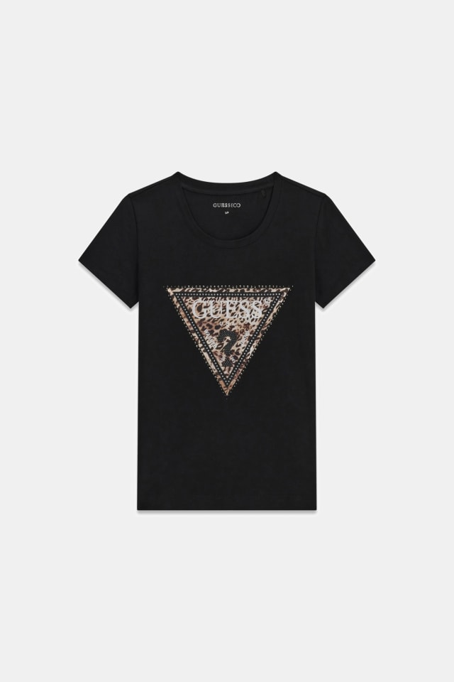 Camiseta con logo de triángulo