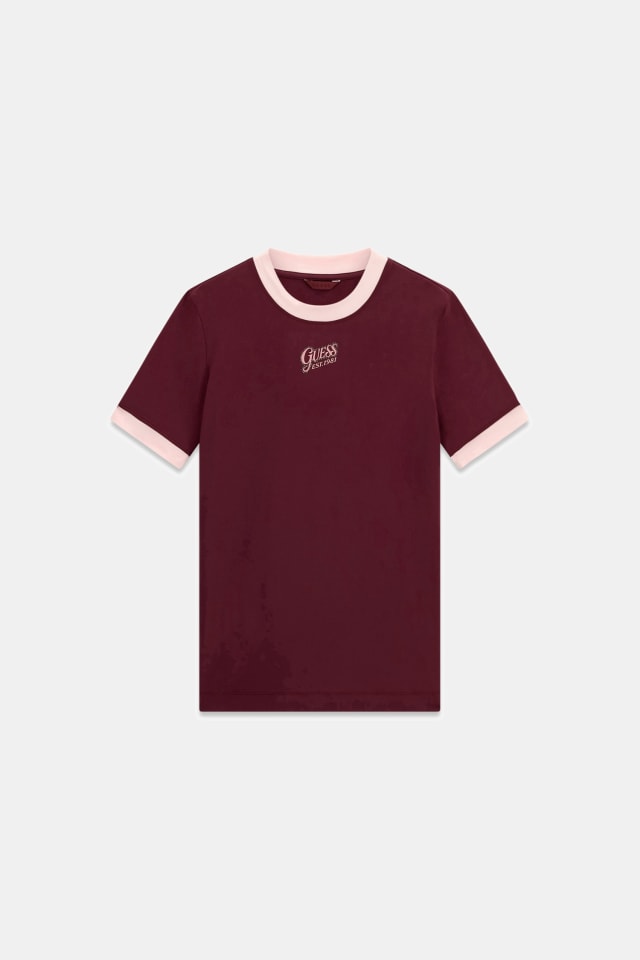 Camiseta con pedrería