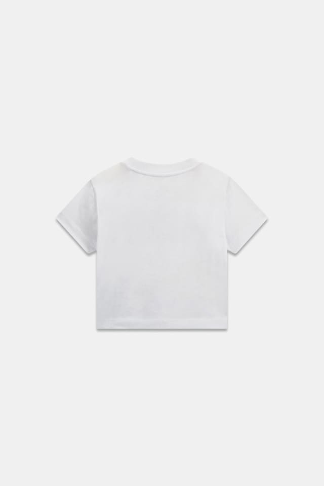 Camiseta corta con eslogan