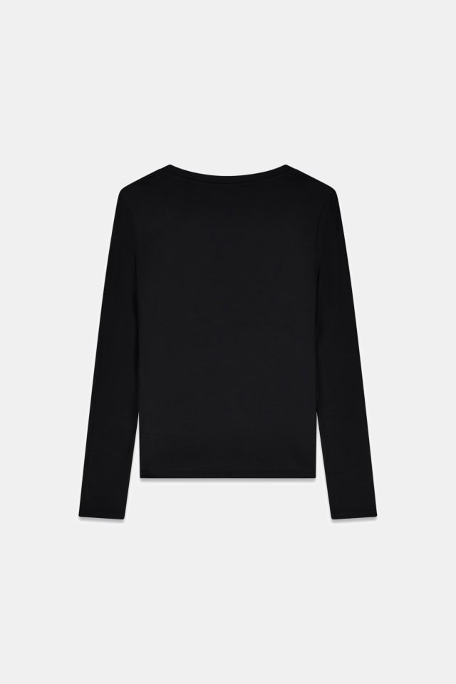 Camiseta con cuello en V