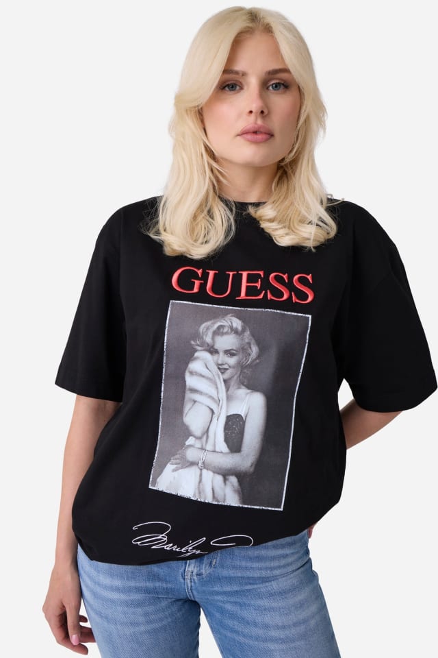 Camiseta oversize estampada