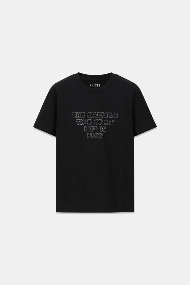 Camiseta con eslogan