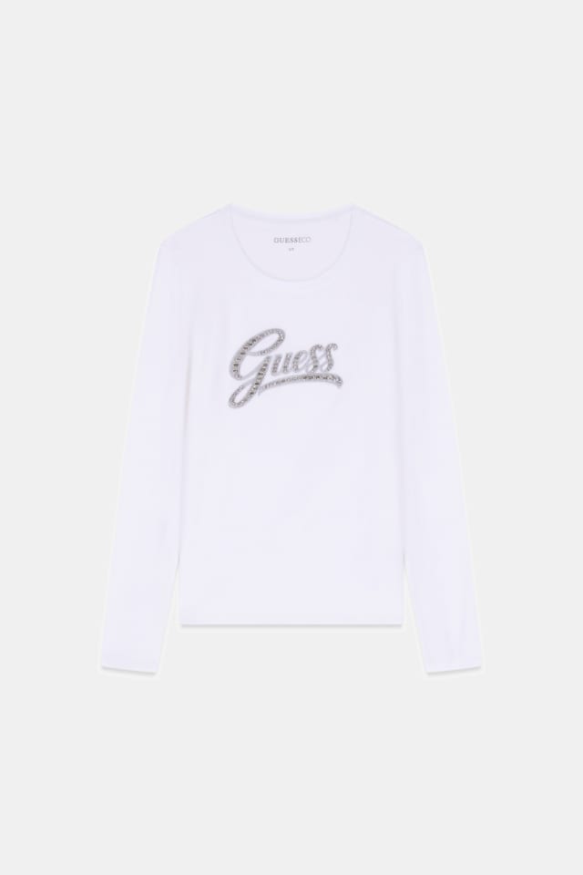 Camiseta con logo bordado