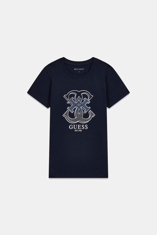 Camiseta con pedrería