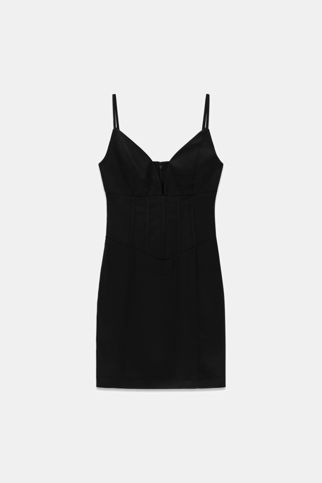 Minikleid mit V-Ausschnitt