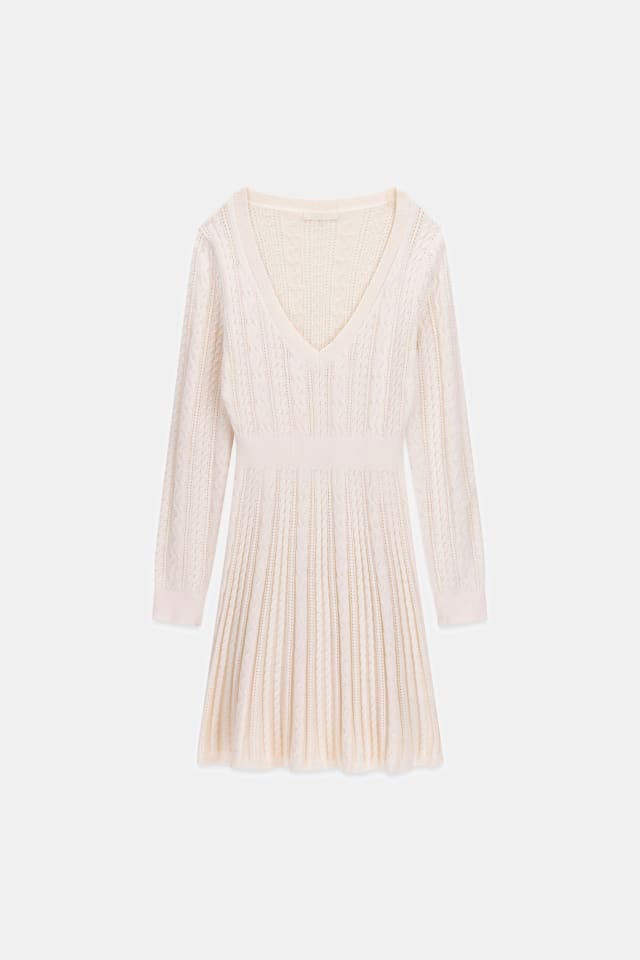 Vestido curto de malha