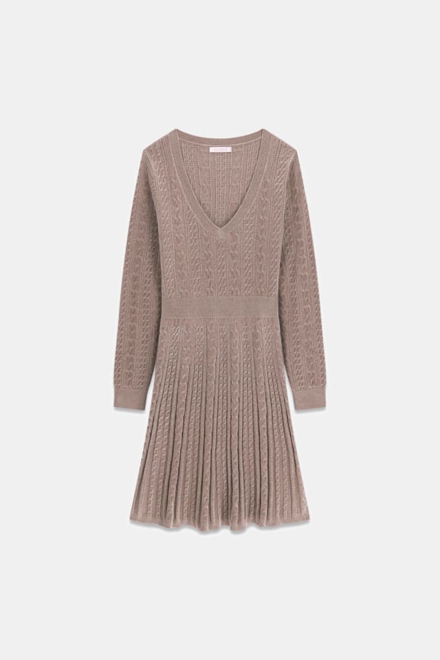 Vestido curto de malha