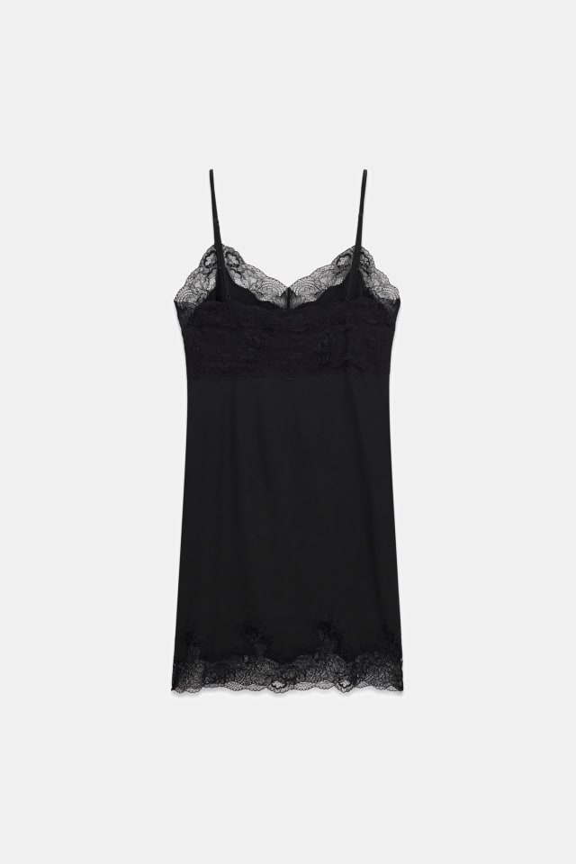 Vestido curto de seda