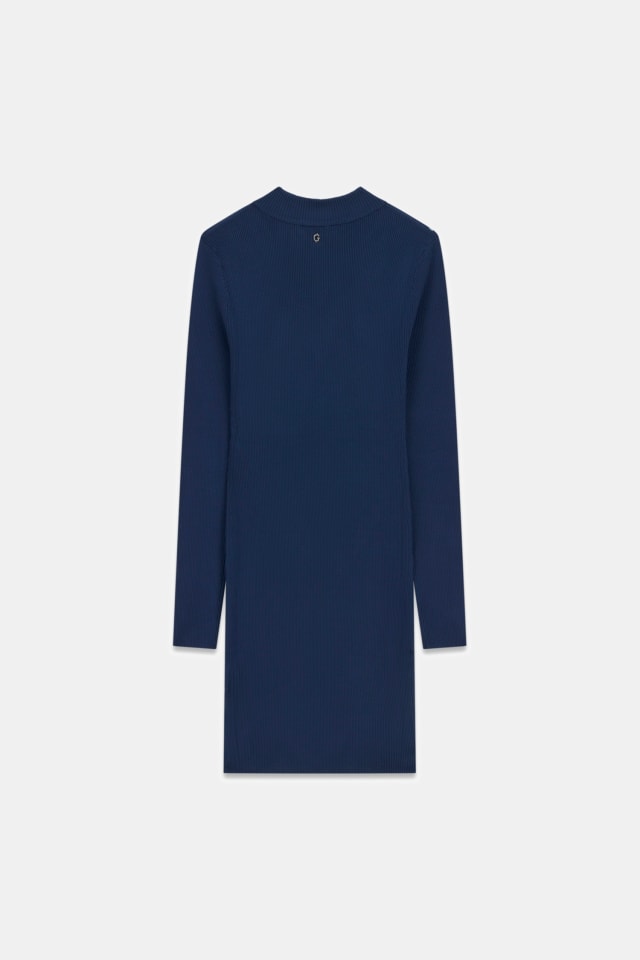 Vestido de malha jacquard