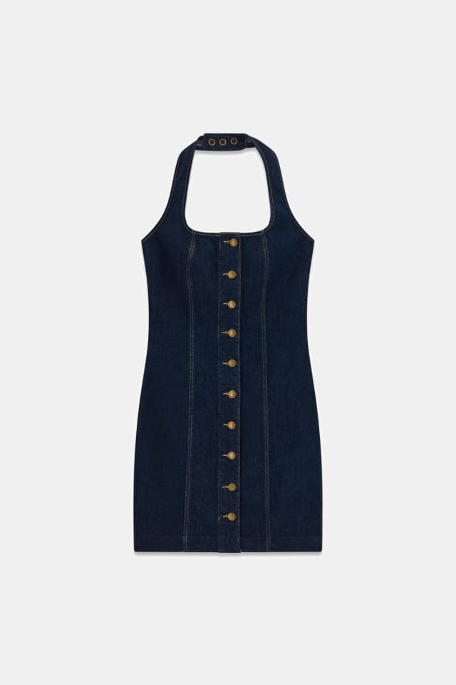 Vestido curto jeans