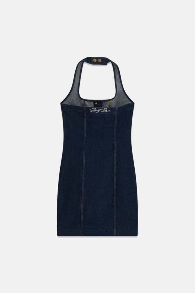 Vestido curto jeans