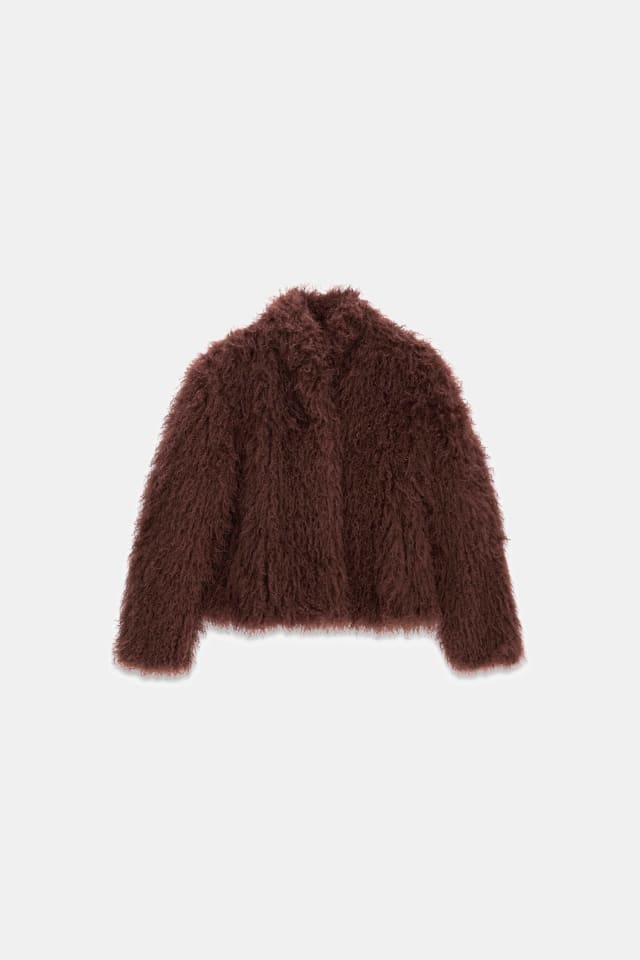 Chaqueta de piel sintética